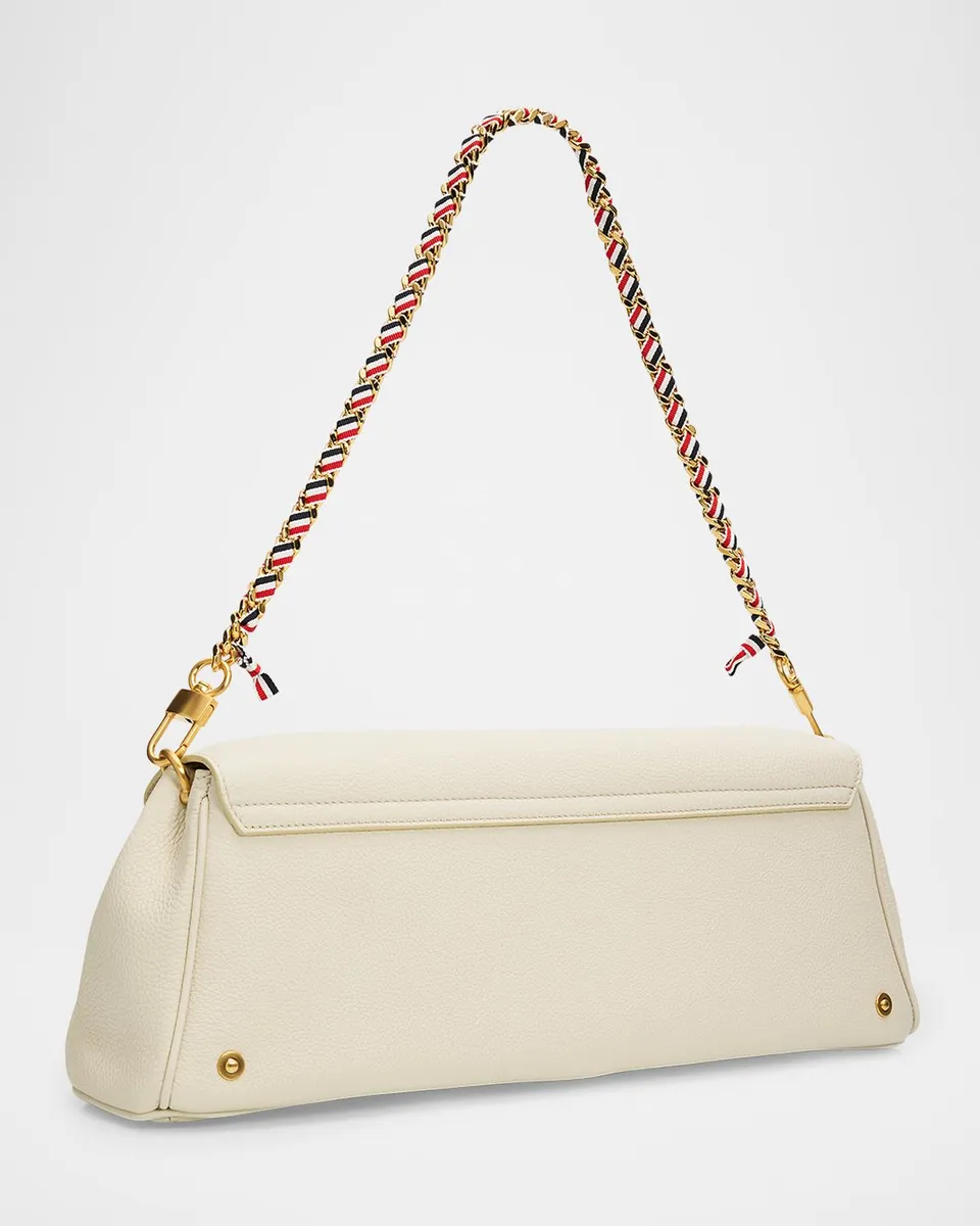 Thom Browne Mrs. Thom Grain Leather Clutch Bag | Thumbnail 3 Thom Browne Mrs. Thom Grain Leather Clutch Bag | Thumbnail 3