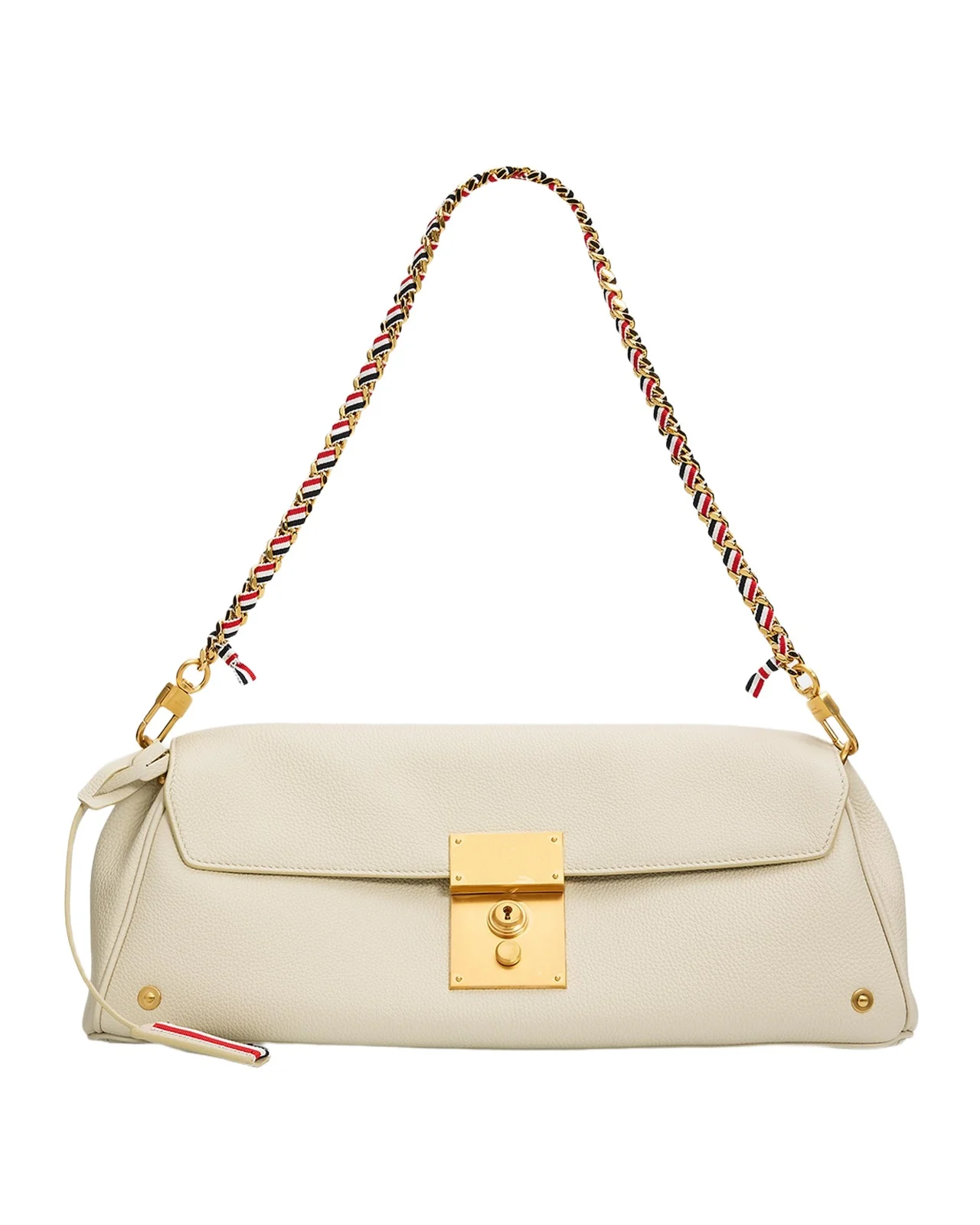 Thom Browne Mrs. Thom Grain Leather Clutch Bag
