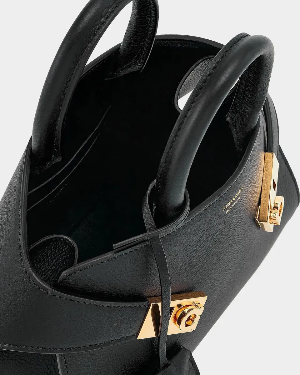 Ferragamo Mini Hug Leather Crossbody Bag | Thumbnail 4