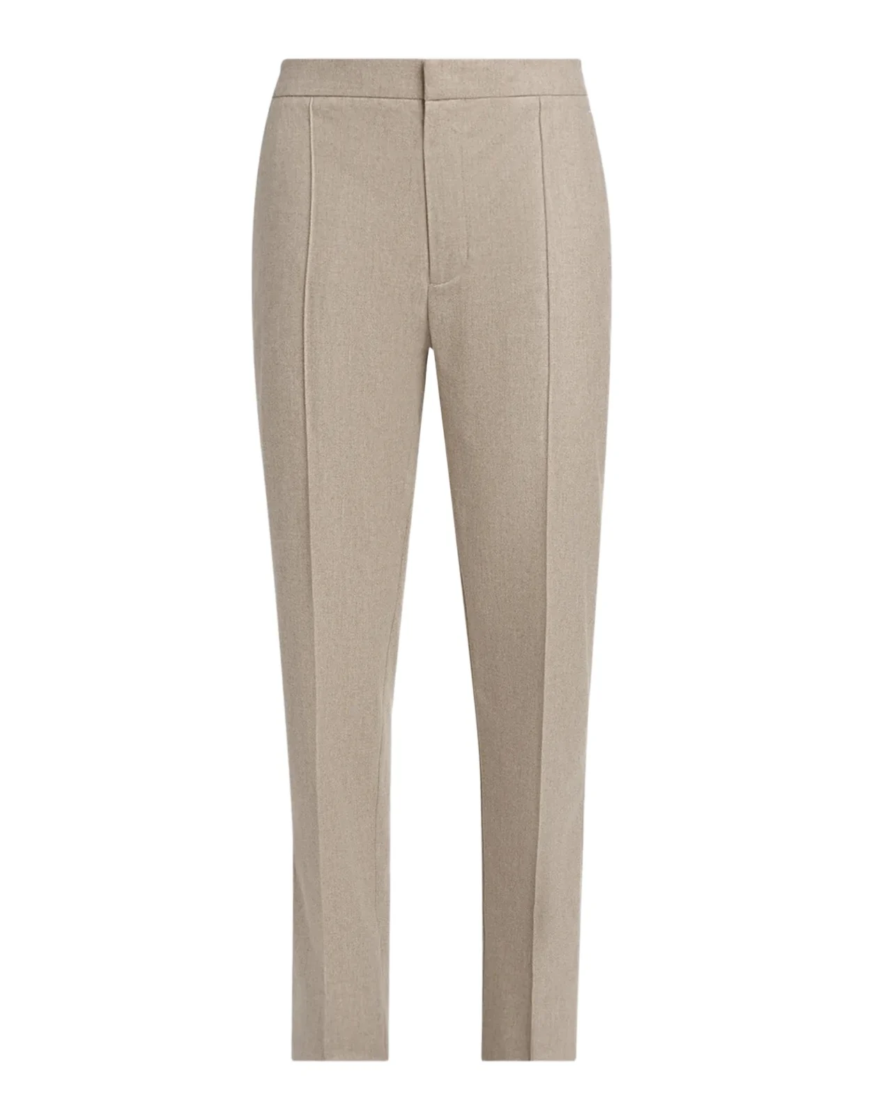 Zegna Men's Wool-Blend Flat-Front Stretch Trousers