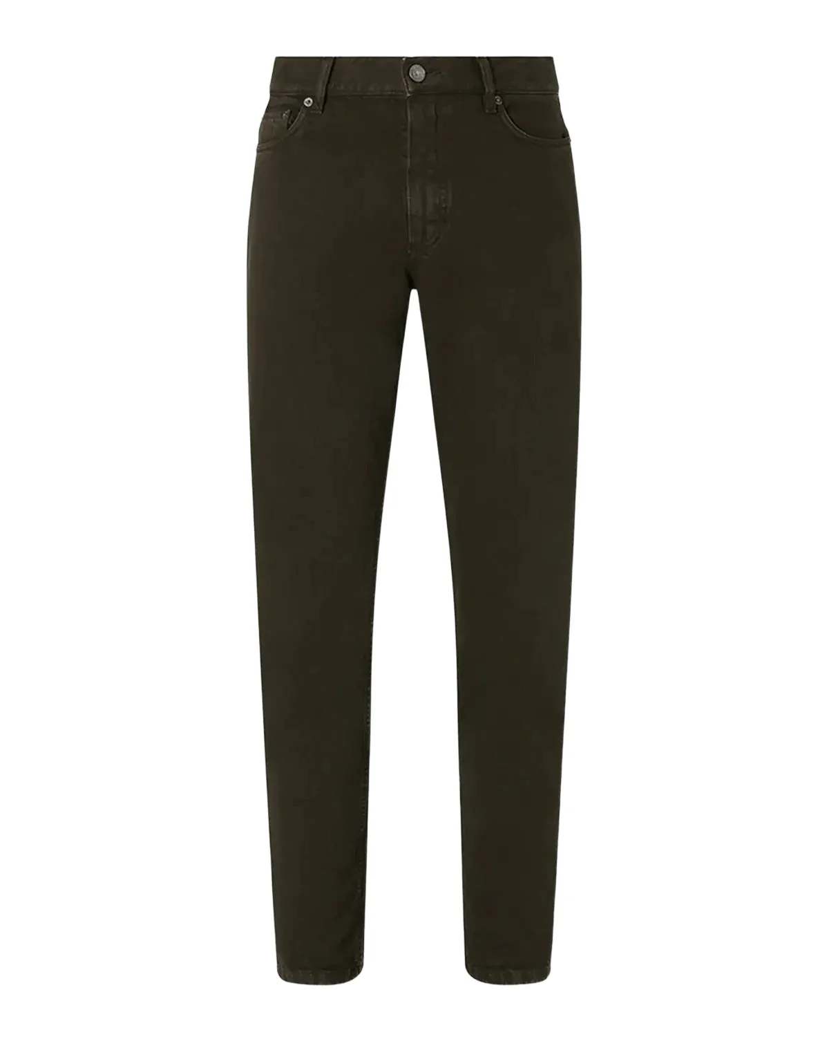 Zegna Men's Marble-Effect Denim Five-Pocket Pants