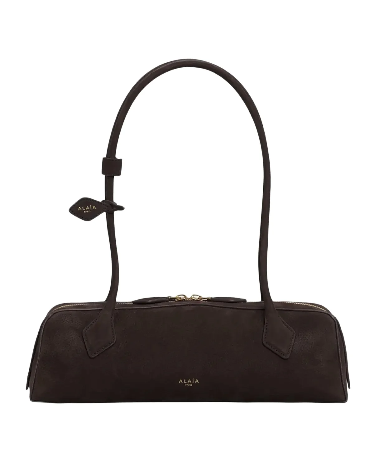 Le Teckel Medium Suede Shoulder Bag Le Teckel Medium Suede Shoulder Bag