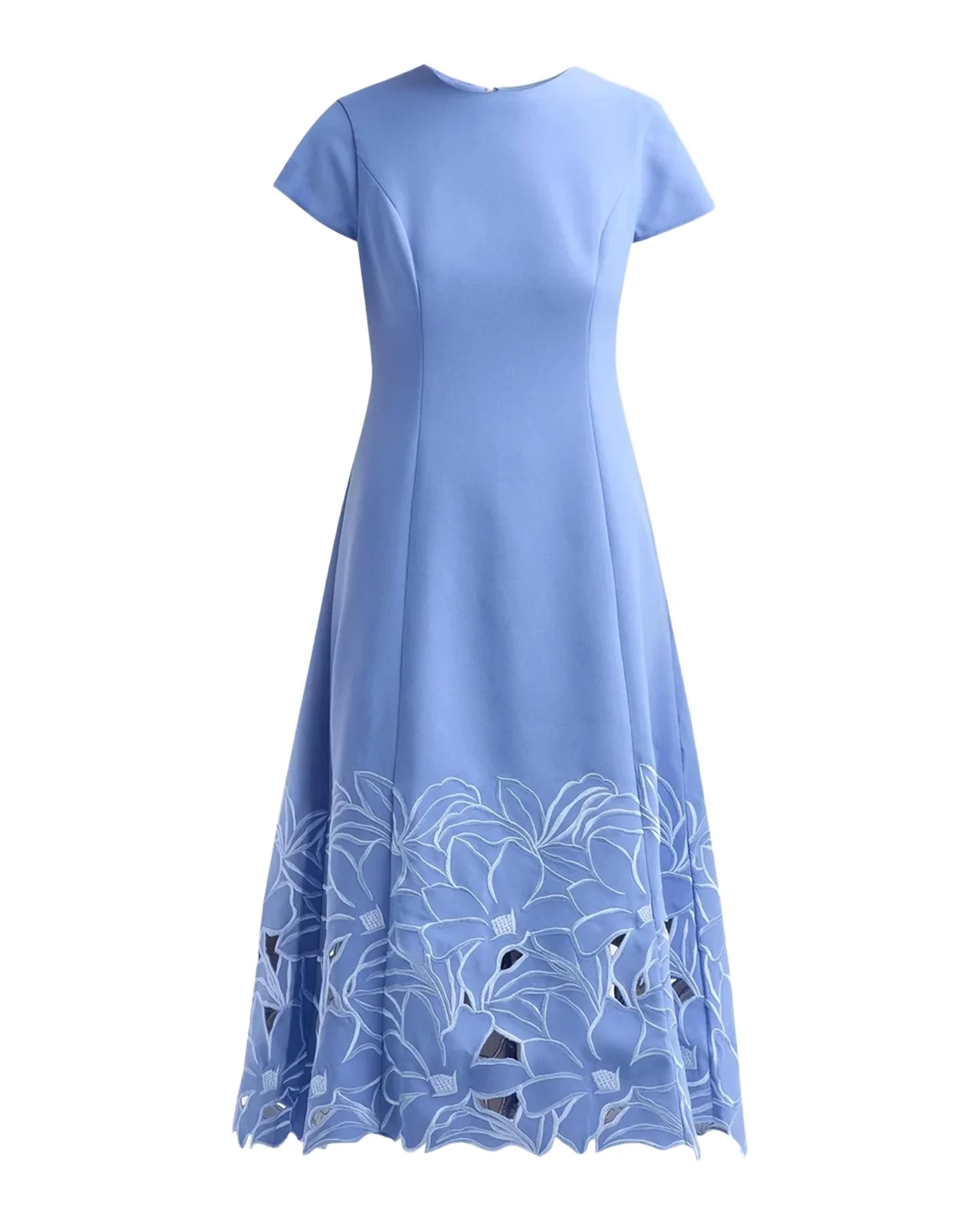 SACHIN & BABI Paola Embroidered-Hem Midi Dress