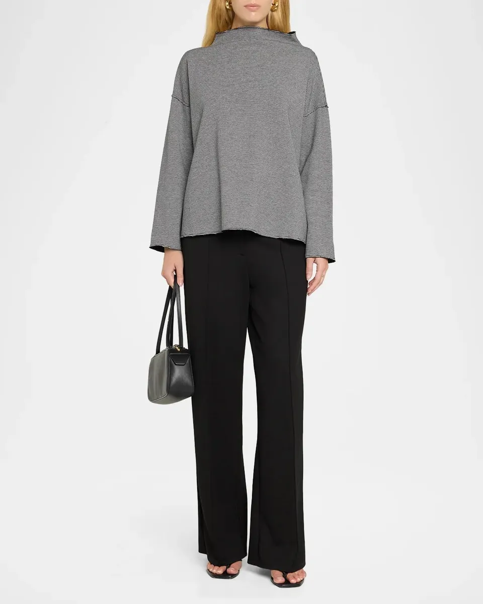 Eileen Fisher Wide-Leg Double Knit Pants | Thumbnail 2 Eileen Fisher Wide-Leg Double Knit Pants | Thumbnail 2