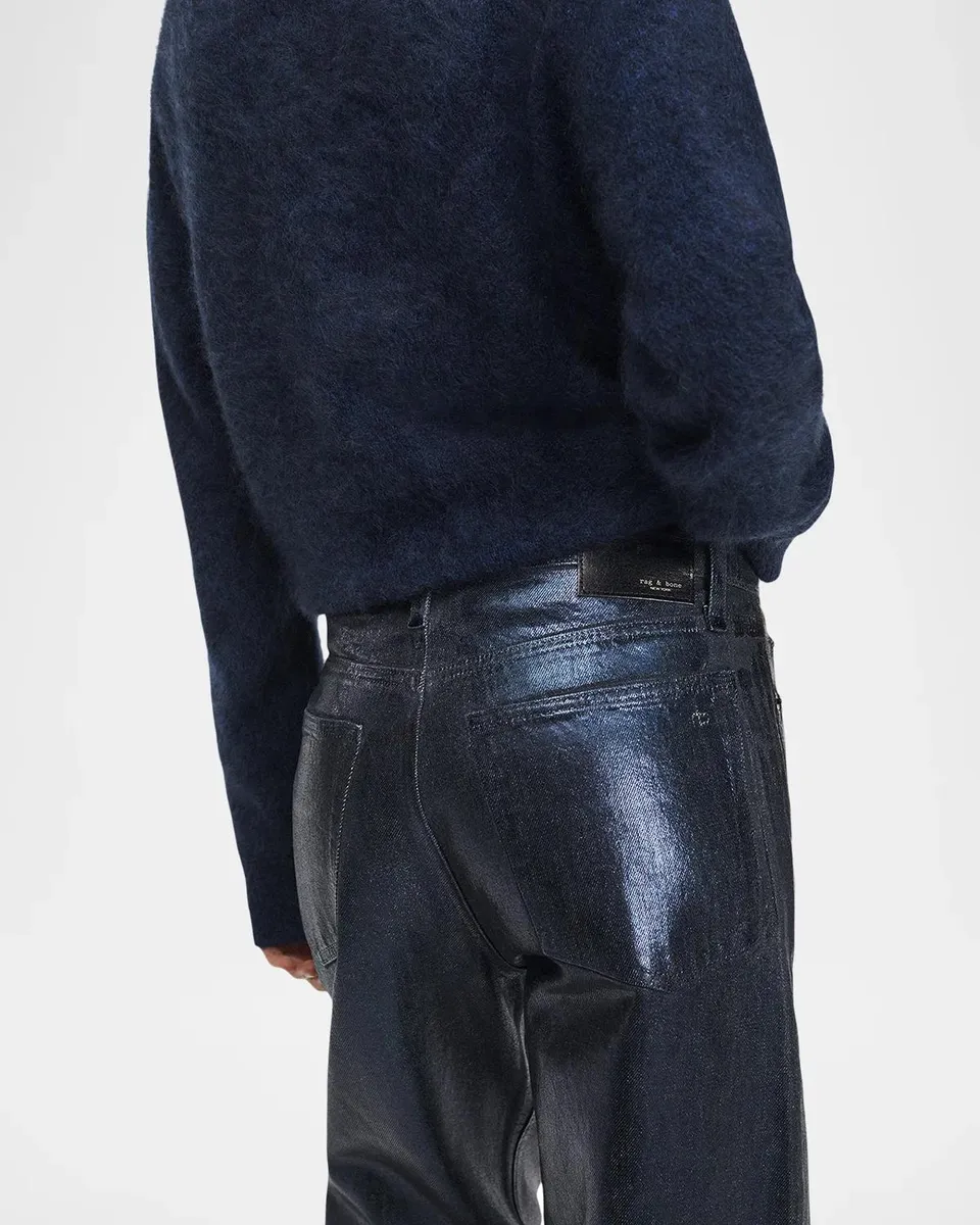 rag & bone Logan Coated Wide-Leg Pants | Thumbnail 5