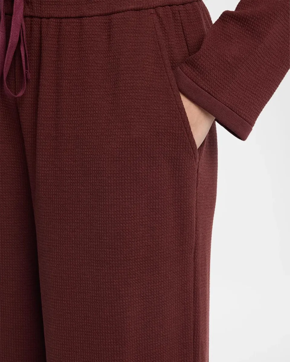 Eileen Fisher Cropped Wide-Leg Waffle Knit Pants | Thumbnail 5 Eileen Fisher Cropped Wide-Leg Waffle Knit Pants | Thumbnail 5