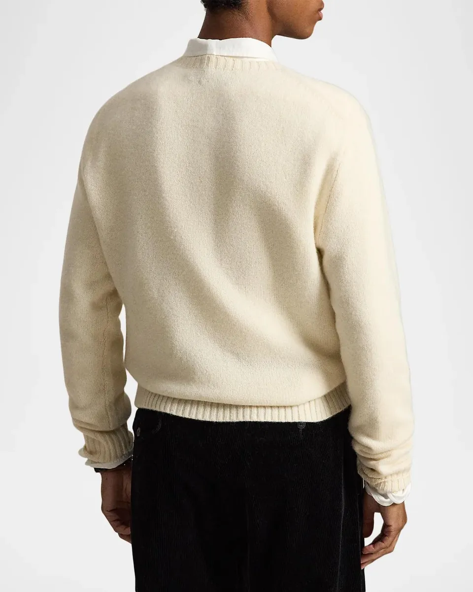 Polo Ralph Lauren Men's Polo Bears Crewneck Sweater | Thumbnail 3 Polo Ralph Lauren Men's Polo Bears Crewneck Sweater | Thumbnail 3