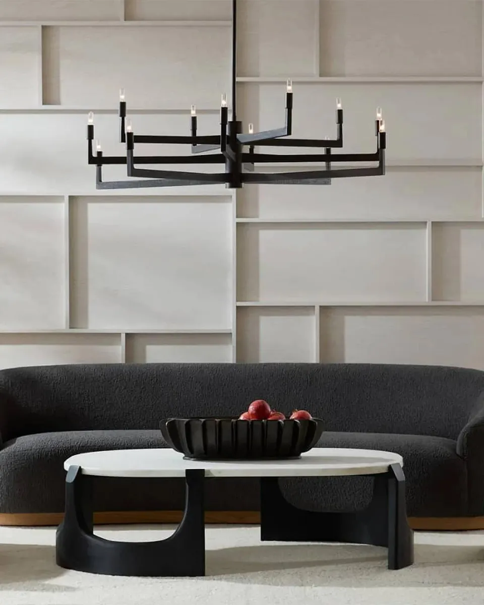 Arteriors Griff 56" Large 12-Light Chandelier | Thumbnail 7 Arteriors Griff 56" Large 12-Light Chandelier | Thumbnail 7