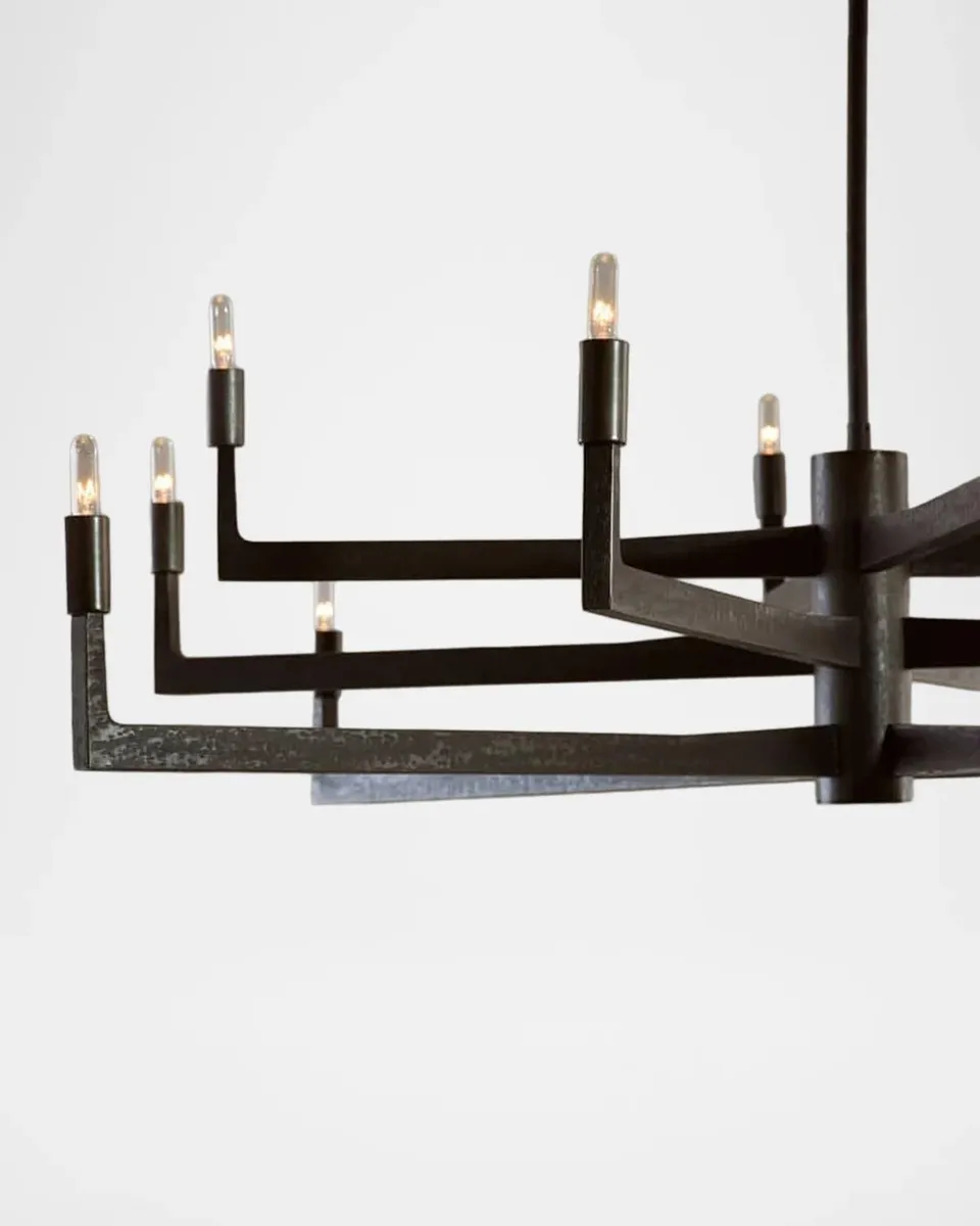 Arteriors Griff 56" Large 12-Light Chandelier | Thumbnail 8 Arteriors Griff 56" Large 12-Light Chandelier | Thumbnail 8