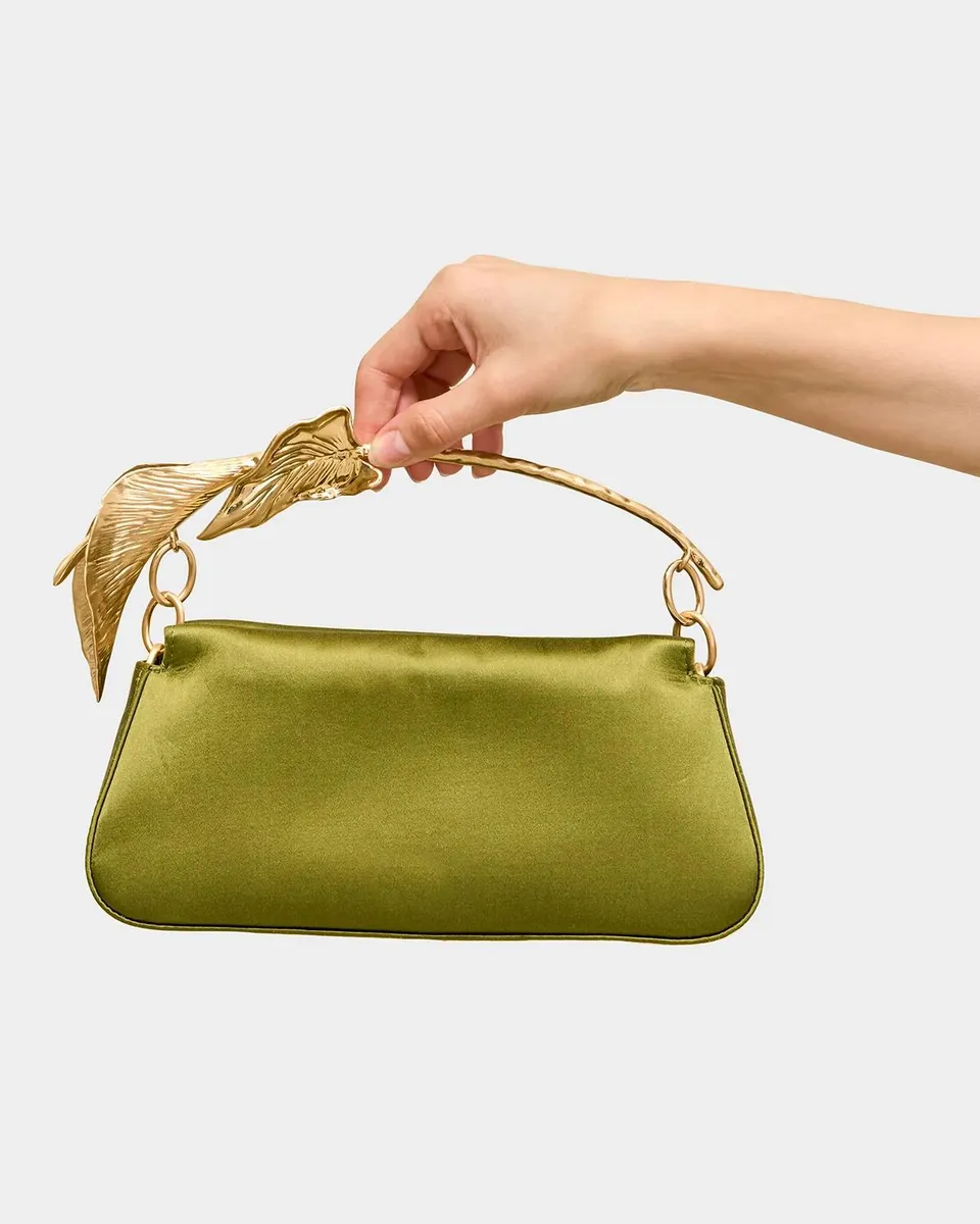 Cult Gaia Calla Lily Satin Top-Handle Bag | Thumbnail 5 Cult Gaia Calla Lily Satin Top-Handle Bag | Thumbnail 5