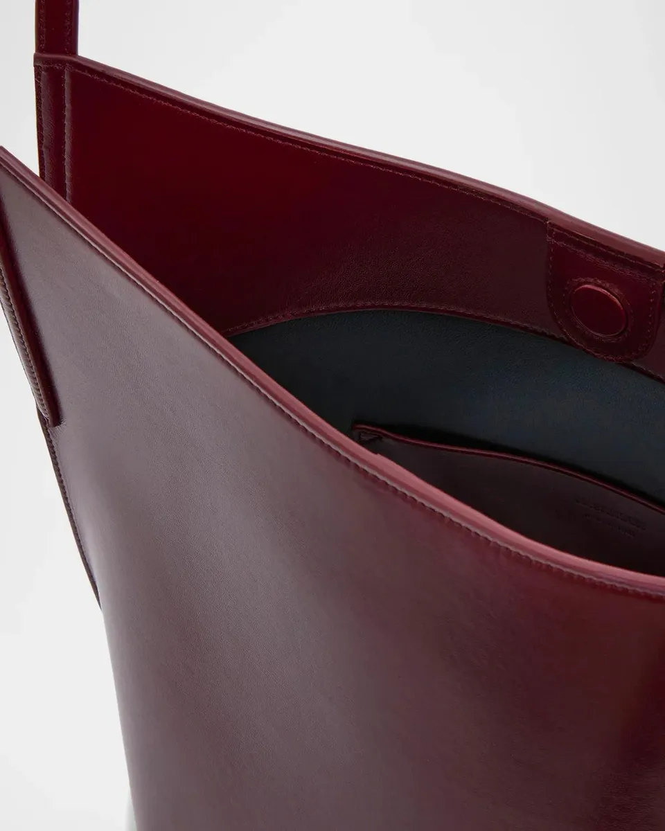 Jil Sander Kante Leather Tote Bag | Thumbnail 3 Jil Sander Kante Leather Tote Bag | Thumbnail 3