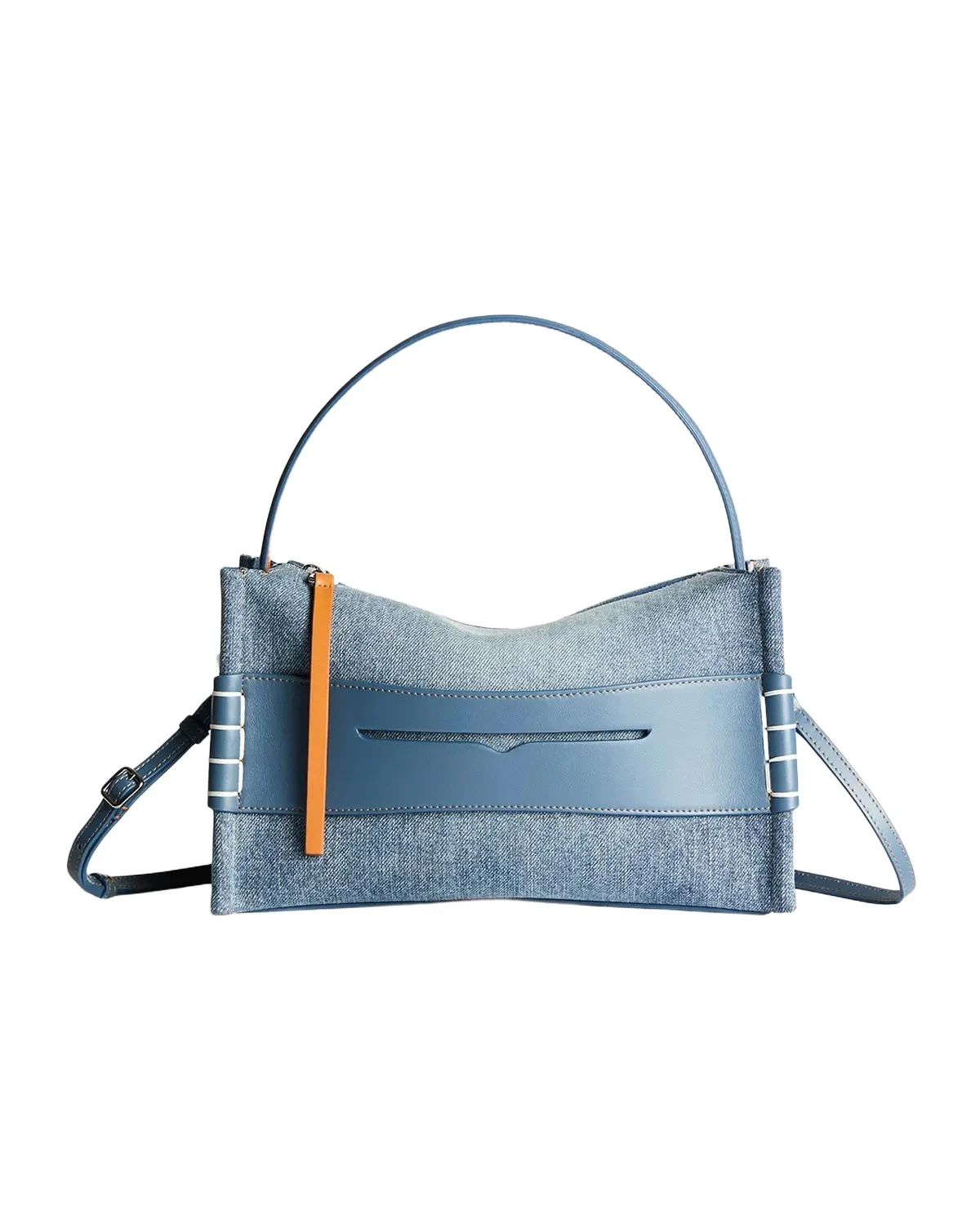 JW Anderson Loafer Denim Penny Keeper Top-Handle Bag