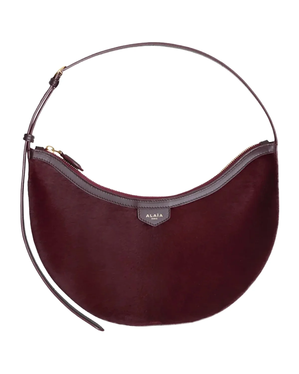 ALAÏA One Piece Demi-Lune Calf-Hair Bag