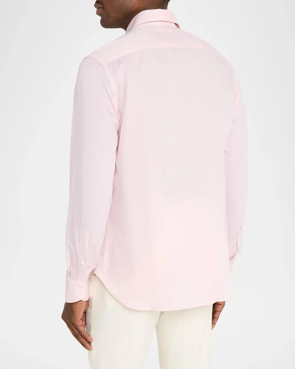 Canali Men's Textured Twill Dress Shirt | Thumbnail 3