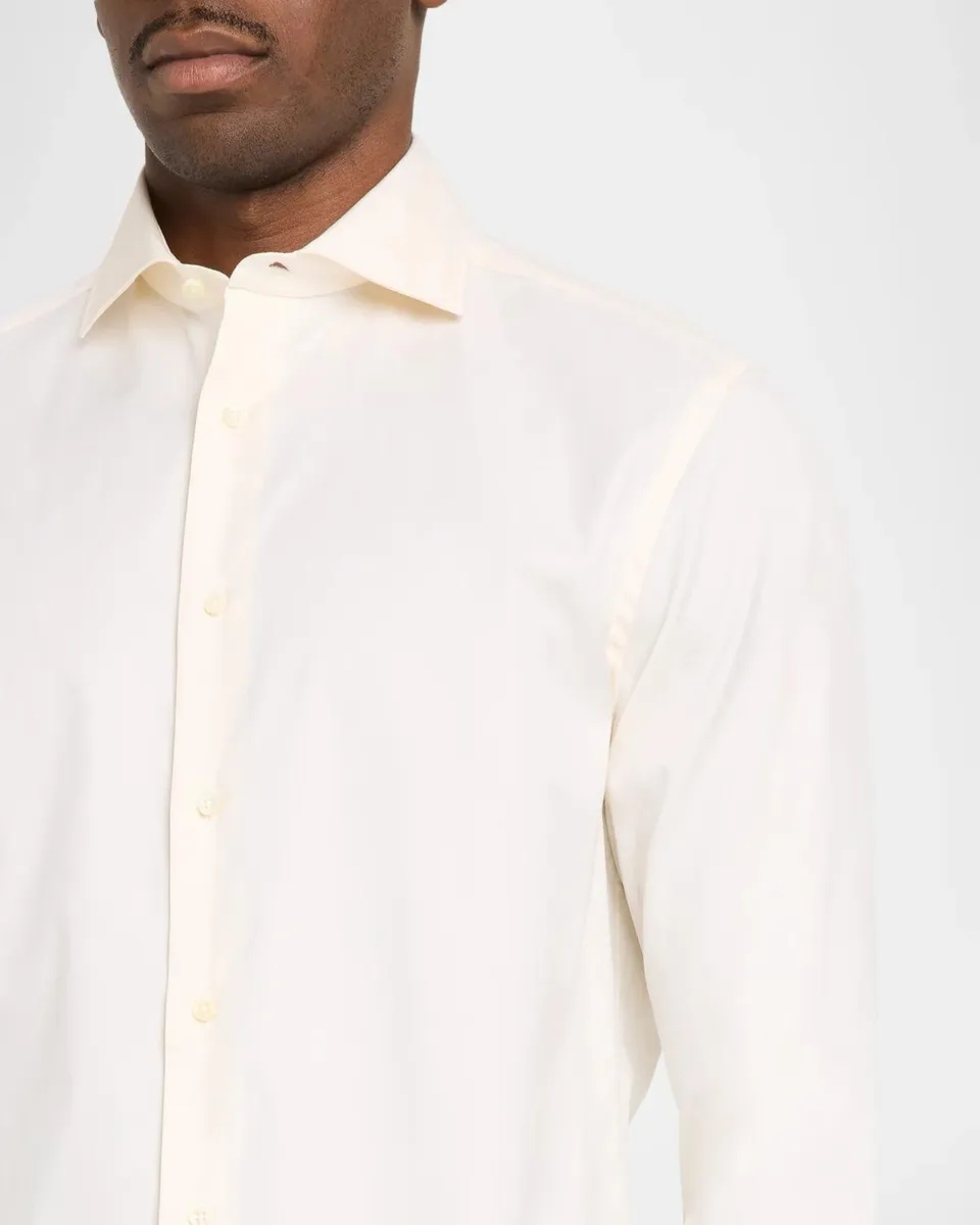 Canali Men's Cotton Pinpoint Sport Shirt | Thumbnail 5 Canali Men's Cotton Pinpoint Sport Shirt | Thumbnail 5