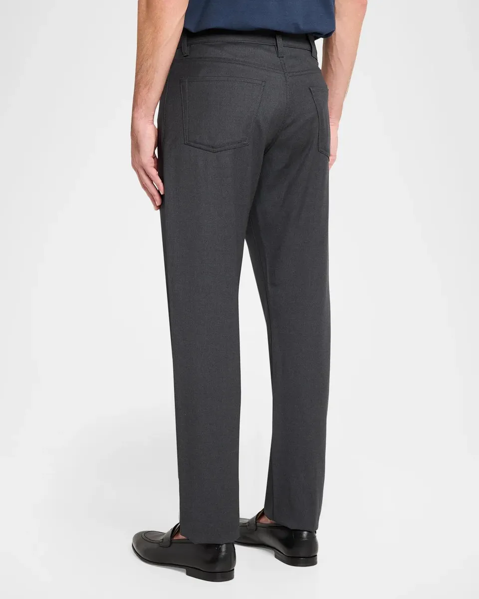 Canali Men's Cotton Stretch Five-Pocket Trousers | Thumbnail 3 Canali Men's Cotton Stretch Five-Pocket Trousers | Thumbnail 3