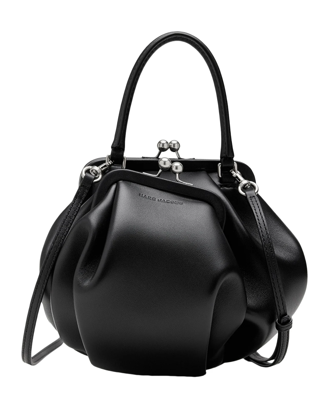 Wave Leather Kisslock Bag Wave Leather Kisslock Bag