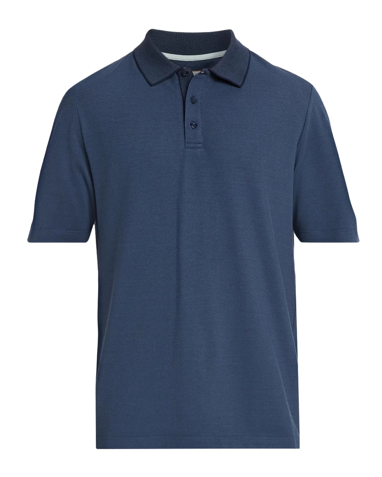 Canali Men's Cotton Pique Polo Shirt