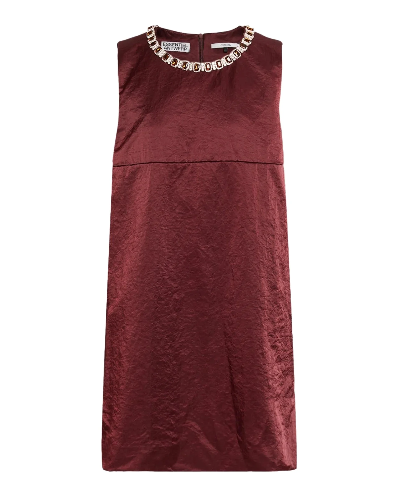 Essentiel Antwerp Katia Velvet Shift Mini Dress