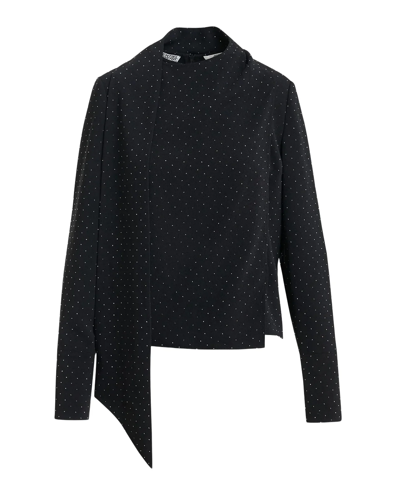 Essentiel Antwerp Kalanchoe Rhinestone-Embellished Draped Top