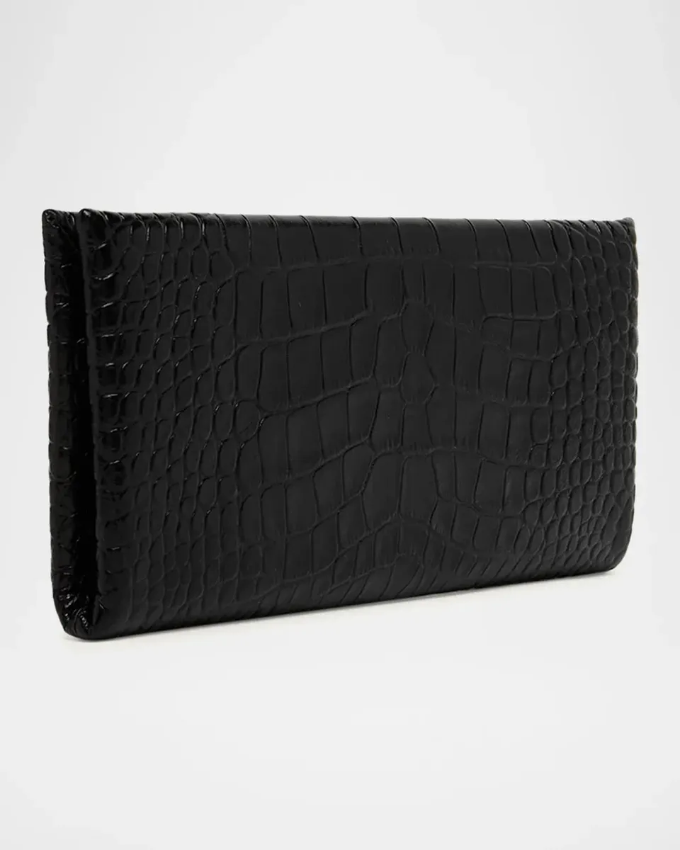 Tom Ford Arc Croc-Embossed Leather Clutch Bag | Thumbnail 3 Tom Ford Arc Croc-Embossed Leather Clutch Bag | Thumbnail 3
