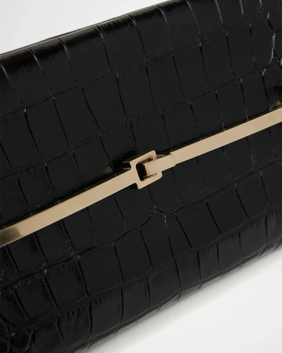 Tom Ford Arc Croc-Embossed Leather Clutch Bag | Thumbnail 6 Tom Ford Arc Croc-Embossed Leather Clutch Bag | Thumbnail 6