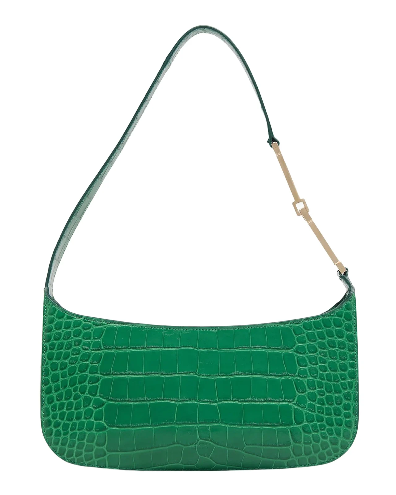 Tom Ford Arc Small Croc-Embossed Leather Shoulder Bag
