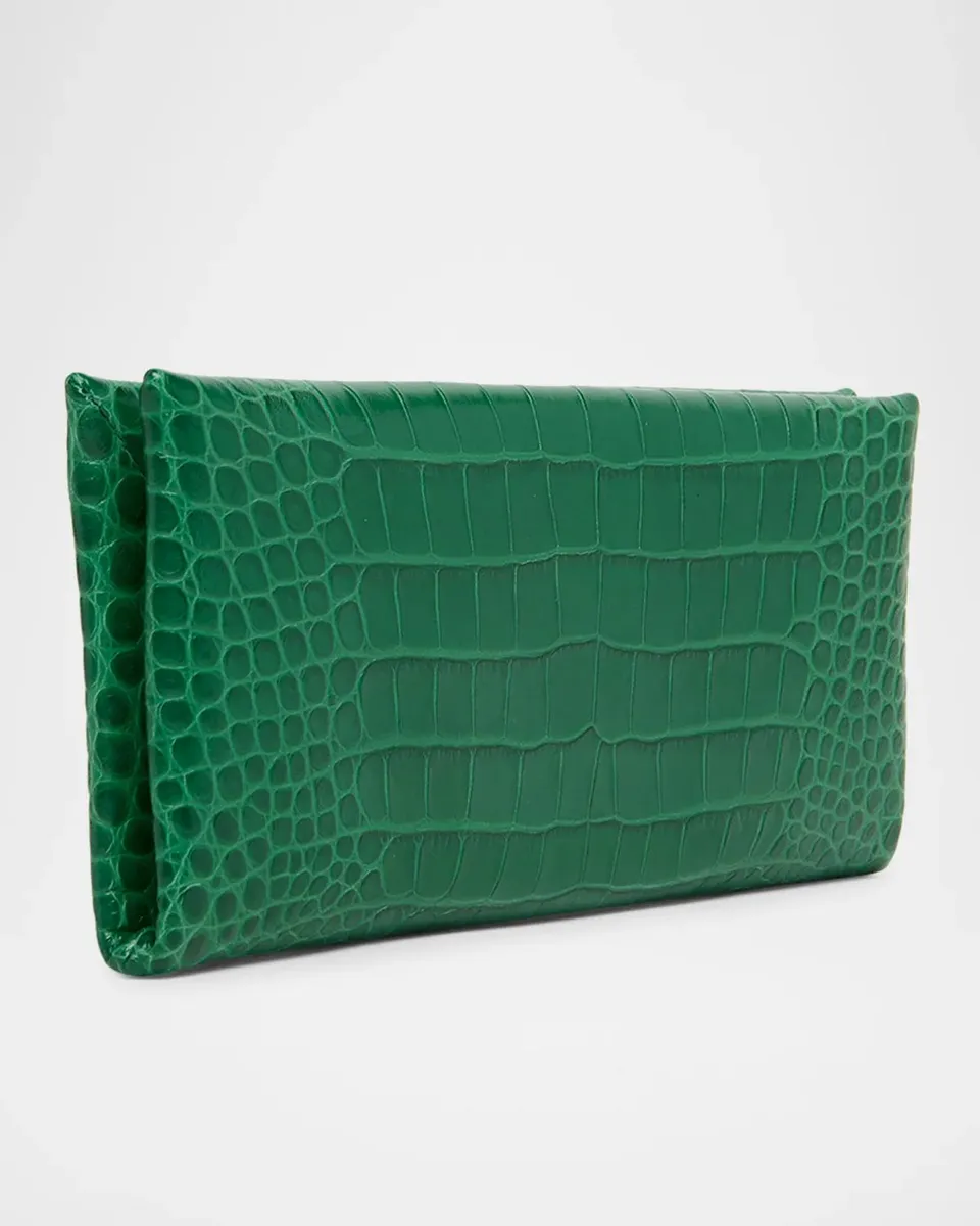 Tom Ford Arc Croc-Embossed Leather Clutch Bag | Thumbnail 3 Tom Ford Arc Croc-Embossed Leather Clutch Bag | Thumbnail 3