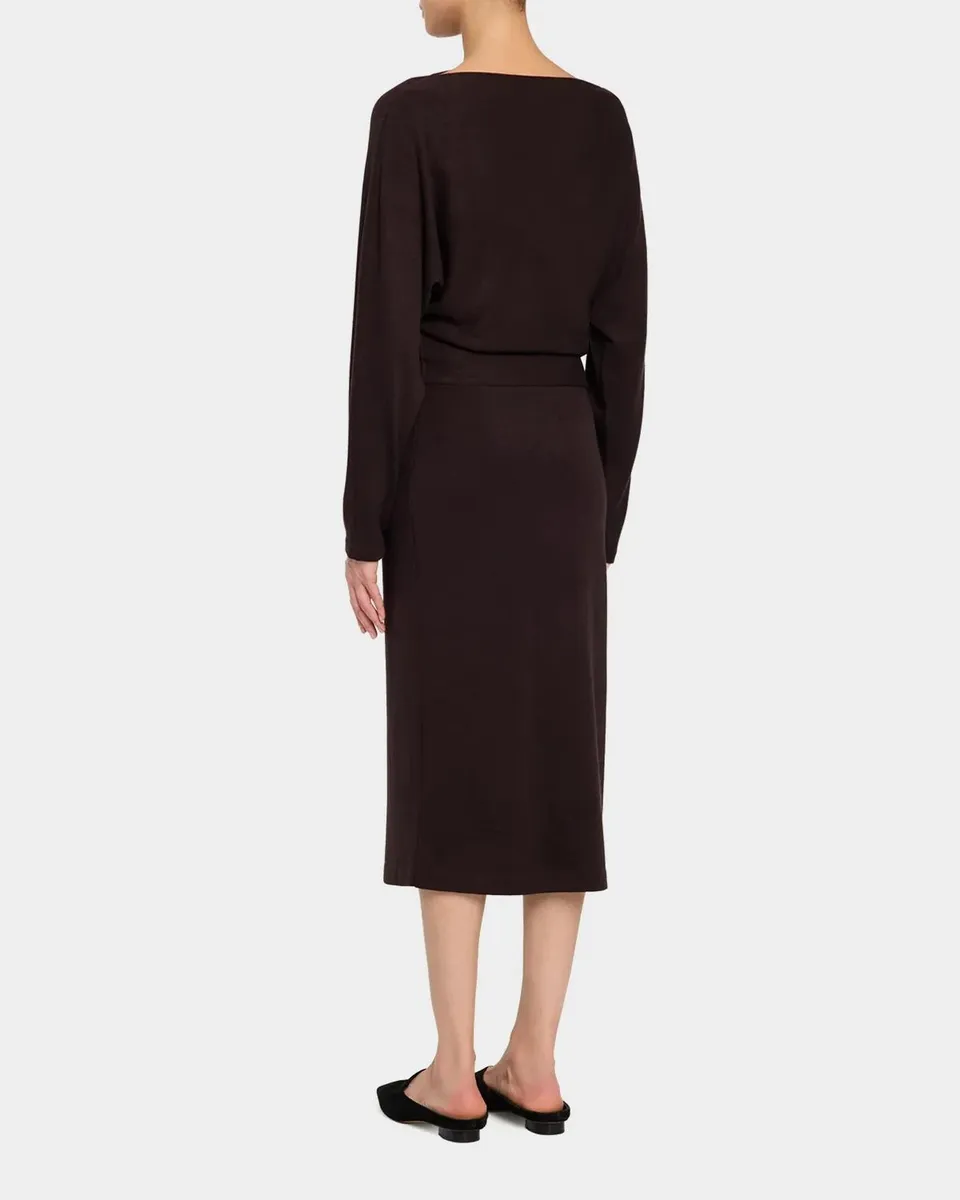 Vince Knit Blouson Midi Dress | Thumbnail 3 Vince Knit Blouson Midi Dress | Thumbnail 3