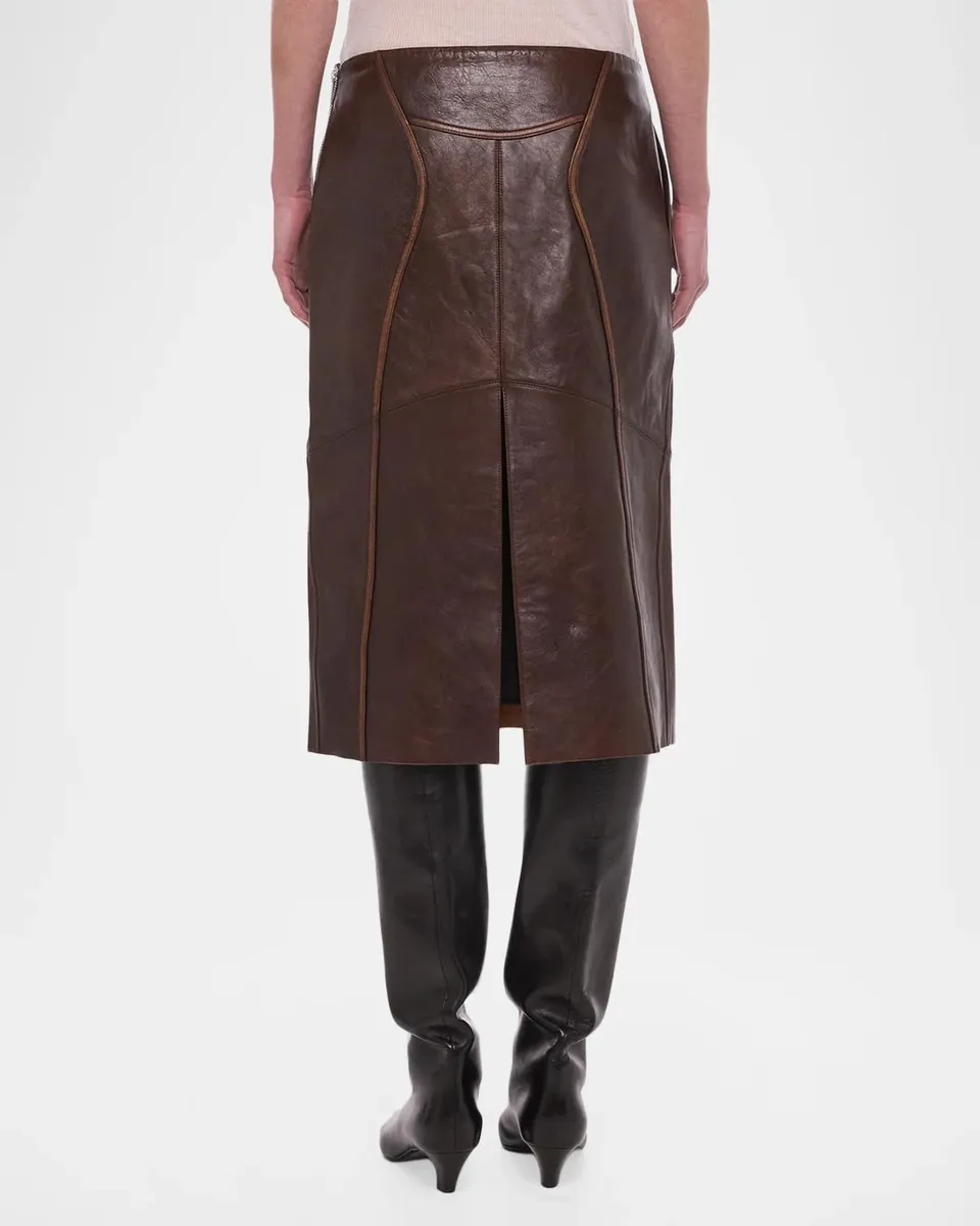 Helmut Lang Leather Saddle Skirt | Thumbnail 3 Helmut Lang Leather Saddle Skirt | Thumbnail 3