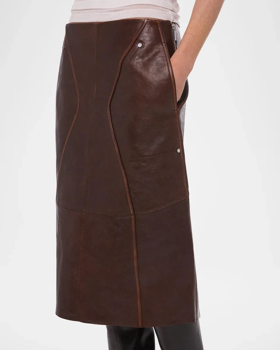 Helmut Lang Leather Saddle Skirt | Thumbnail 5 Helmut Lang Leather Saddle Skirt | Thumbnail 5