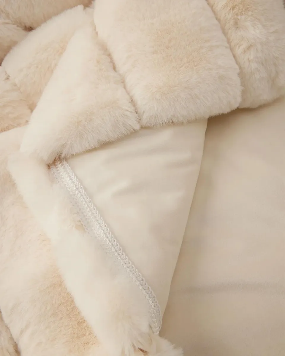 Lyla Grant Faux Rex Rabbit Throw, 60" x 72" | Thumbnail 2 Lyla Grant Faux Rex Rabbit Throw, 60" x 72" | Thumbnail 2