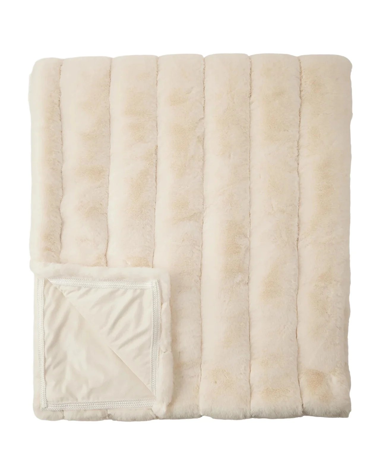 Lyla Grant Faux Rex Rabbit Throw, 60" x 72"