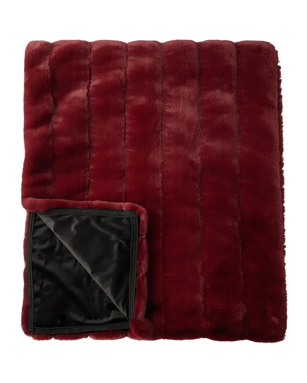 Lyla Grant Faux Rex Rabbit Throw, 60" x 72"