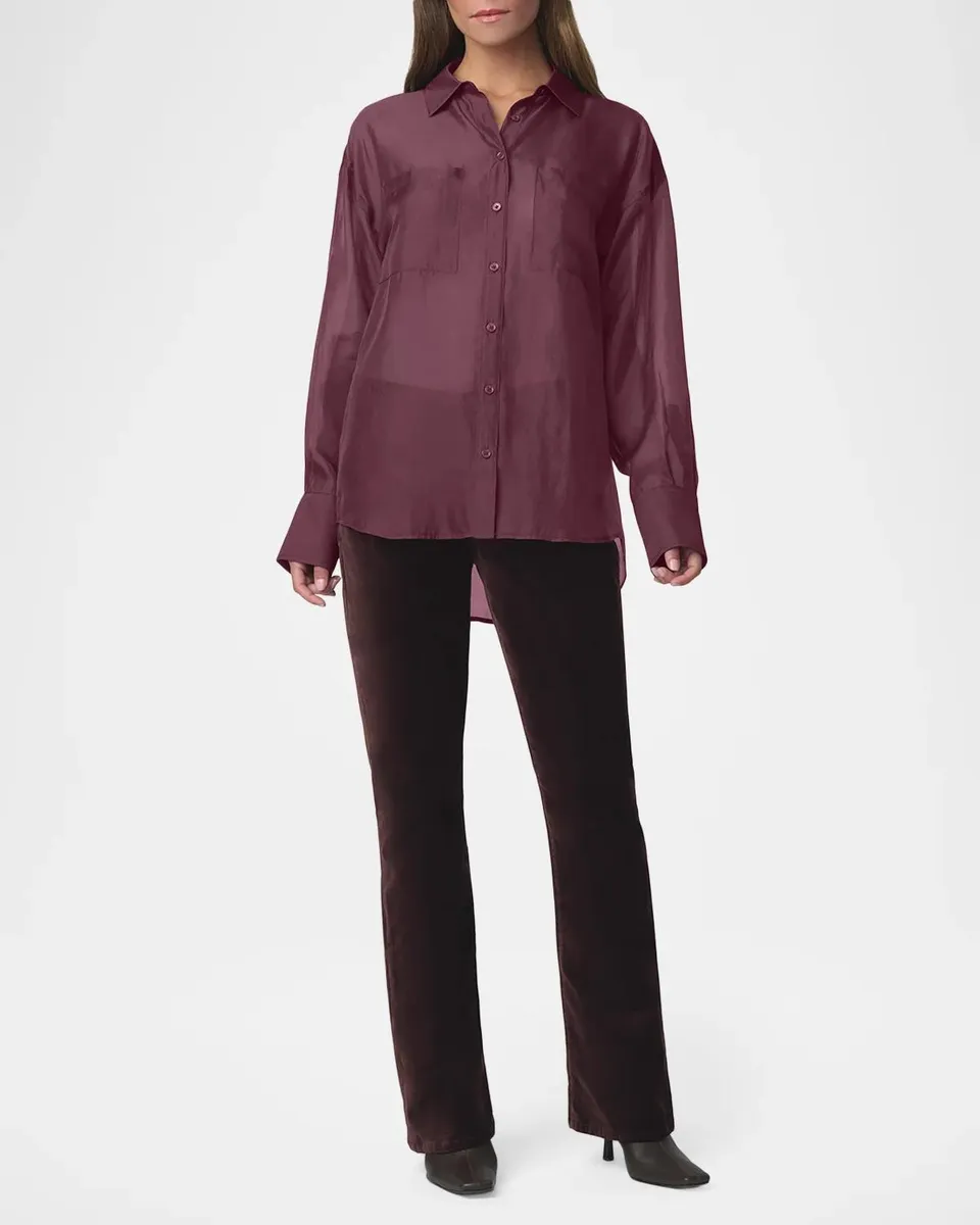 Joe's Jeans The Organza Boyfriend Shirt | Thumbnail 2 Joe's Jeans The Organza Boyfriend Shirt | Thumbnail 2