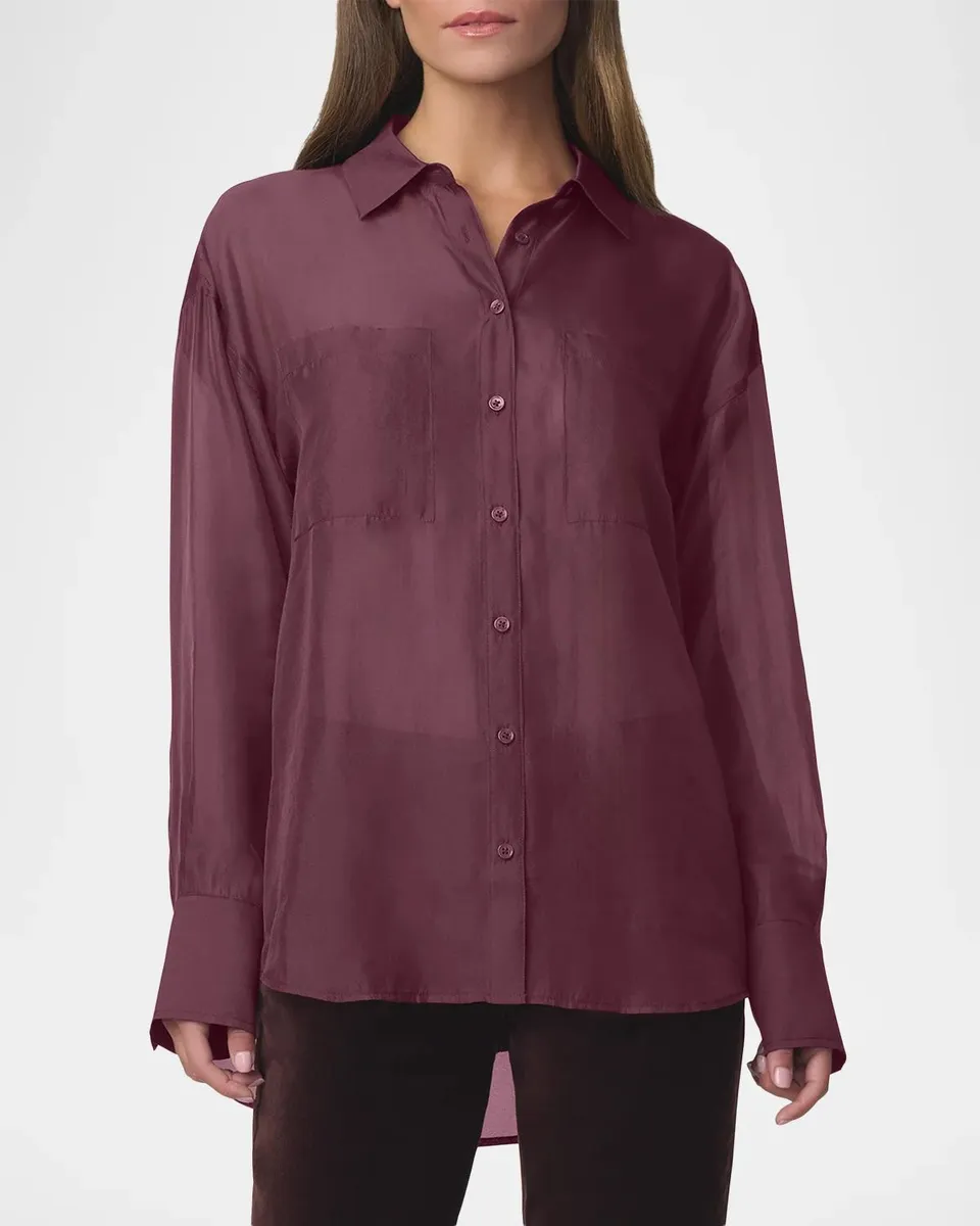 Joe's Jeans The Organza Boyfriend Shirt | Thumbnail 4 Joe's Jeans The Organza Boyfriend Shirt | Thumbnail 4