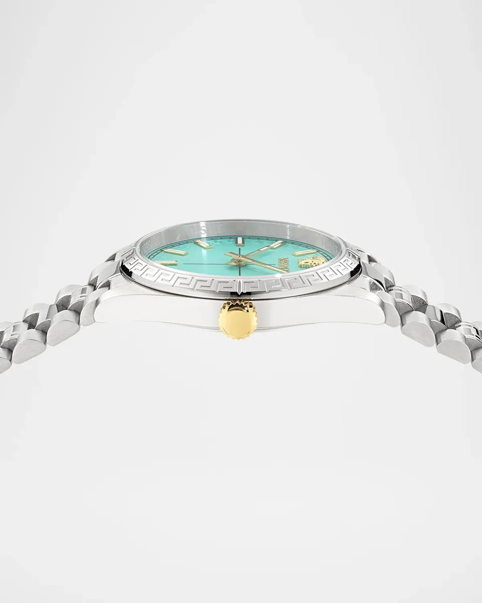 Versace Men's Millenyium 32mm Stainless Steel Bracelet Watch | Thumbnail 3 Versace Men's Millenyium 32mm Stainless Steel Bracelet Watch | Thumbnail 3