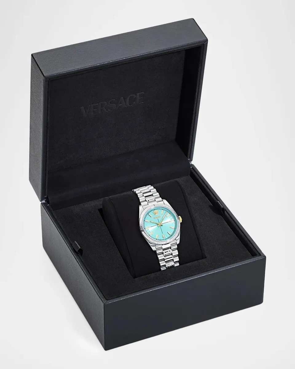 Versace Men's Millenyium 32mm Stainless Steel Bracelet Watch | Thumbnail 4 Versace Men's Millenyium 32mm Stainless Steel Bracelet Watch | Thumbnail 4