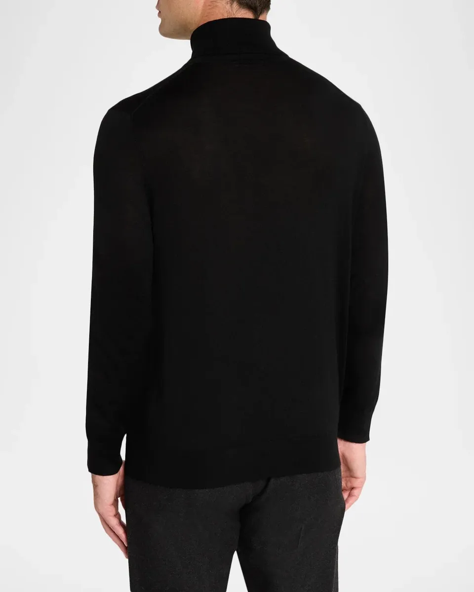 Neiman Marcus Men's Cashmere Turtleneck Sweater | Thumbnail 3 Neiman Marcus Men's Cashmere Turtleneck Sweater | Thumbnail 3