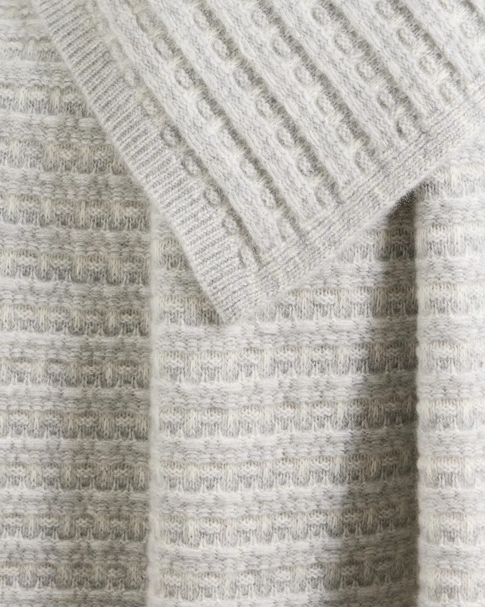Sofia Cashmere Textured Cashmere Throw Blanket, 56" x 72" | Thumbnail 4 Sofia Cashmere Textured Cashmere Throw Blanket, 56" x 72" | Thumbnail 4