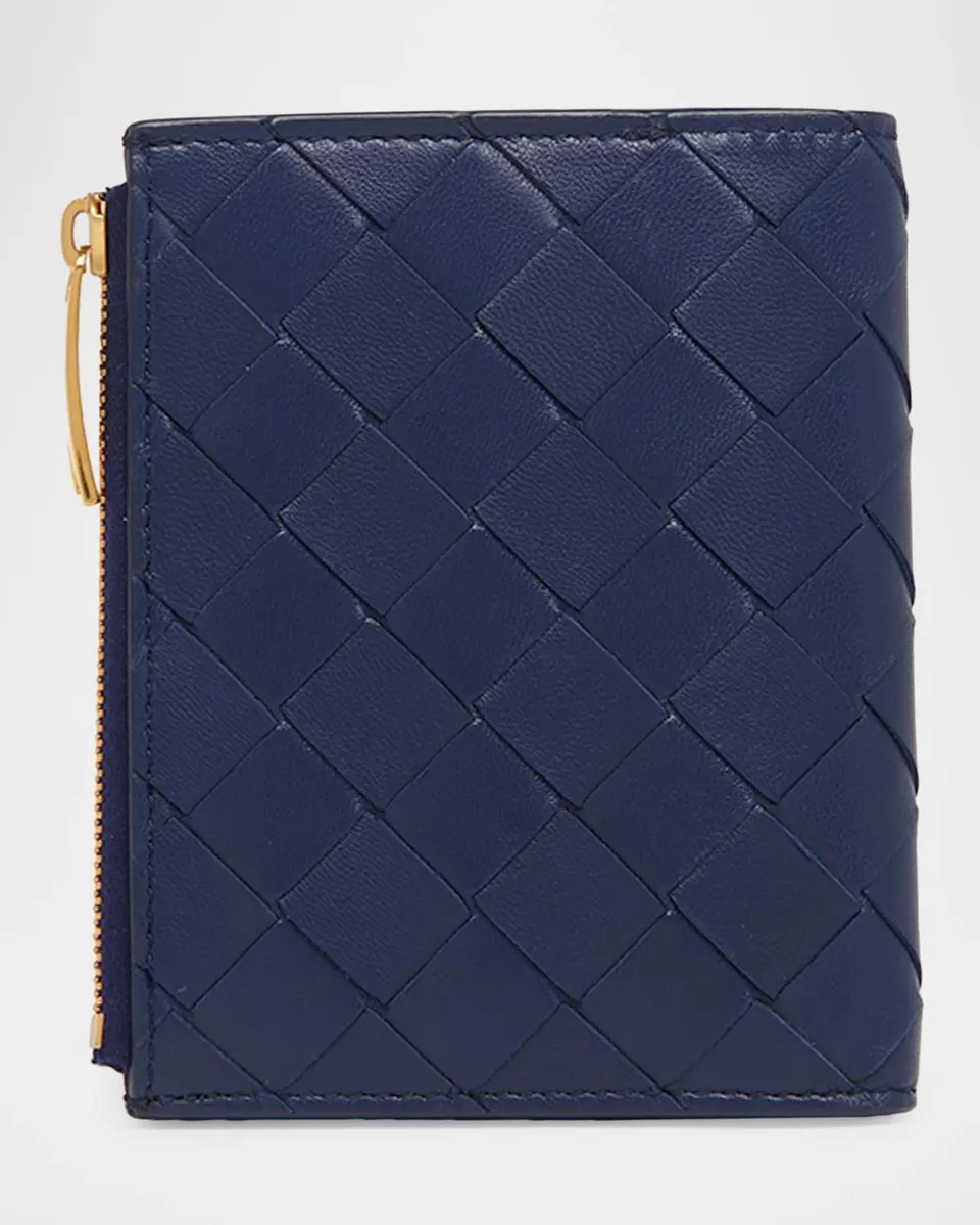 Bottega Veneta Small Bifold Leather Wallet | Thumbnail 4 Bottega Veneta Small Bifold Leather Wallet | Thumbnail 4