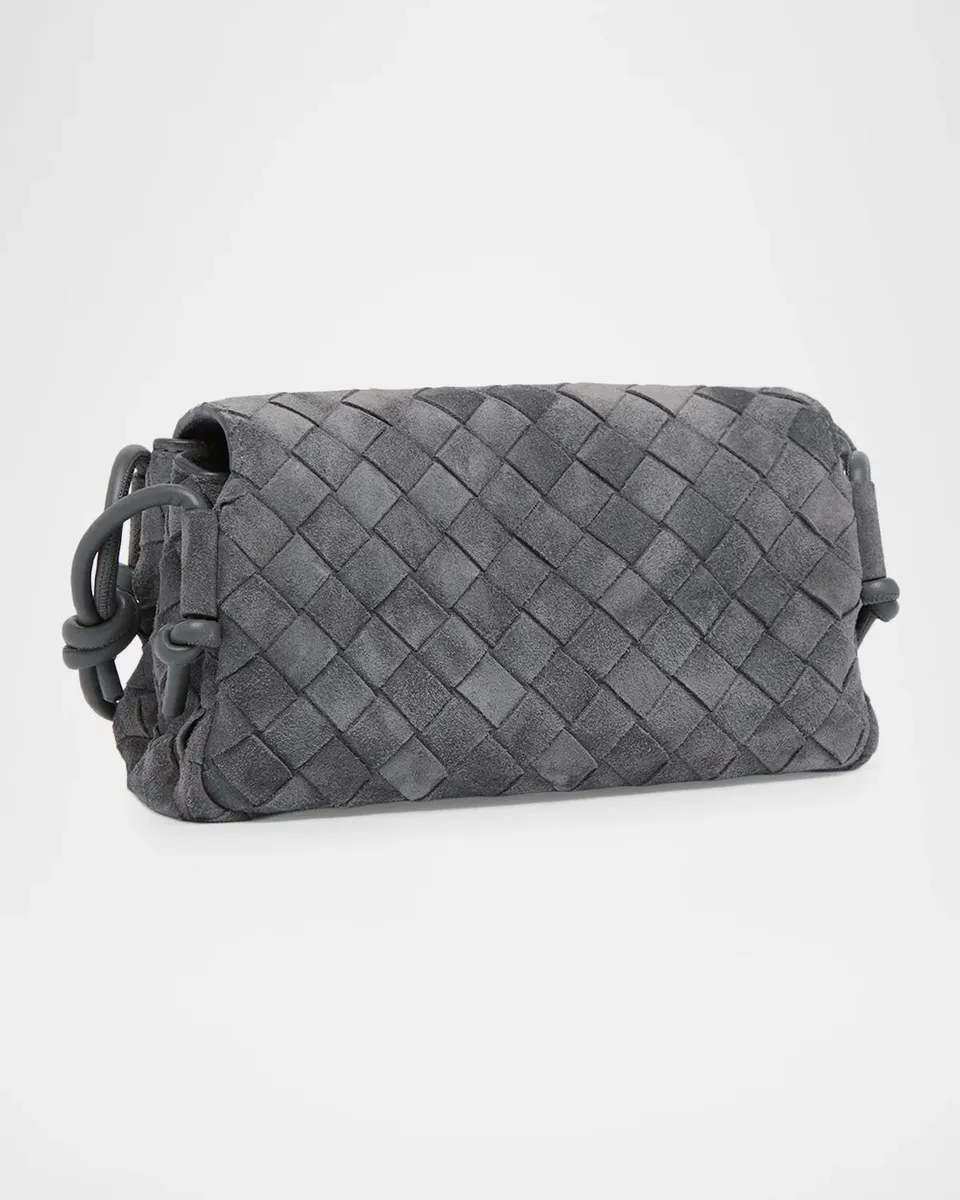 Bottega Veneta Smooth Suede Crossbody Bag | Thumbnail 3 Bottega Veneta Smooth Suede Crossbody Bag | Thumbnail 3