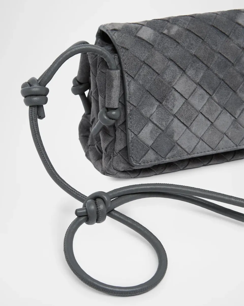 Bottega Veneta Smooth Suede Crossbody Bag | Thumbnail 6 Bottega Veneta Smooth Suede Crossbody Bag | Thumbnail 6
