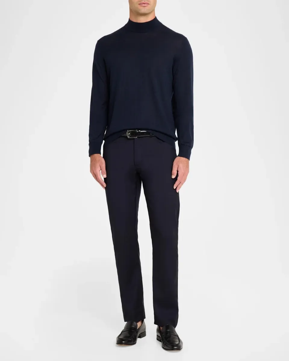 Neiman Marcus Men's Cashmere Turtleneck Sweater | Thumbnail 2 Neiman Marcus Men's Cashmere Turtleneck Sweater | Thumbnail 2