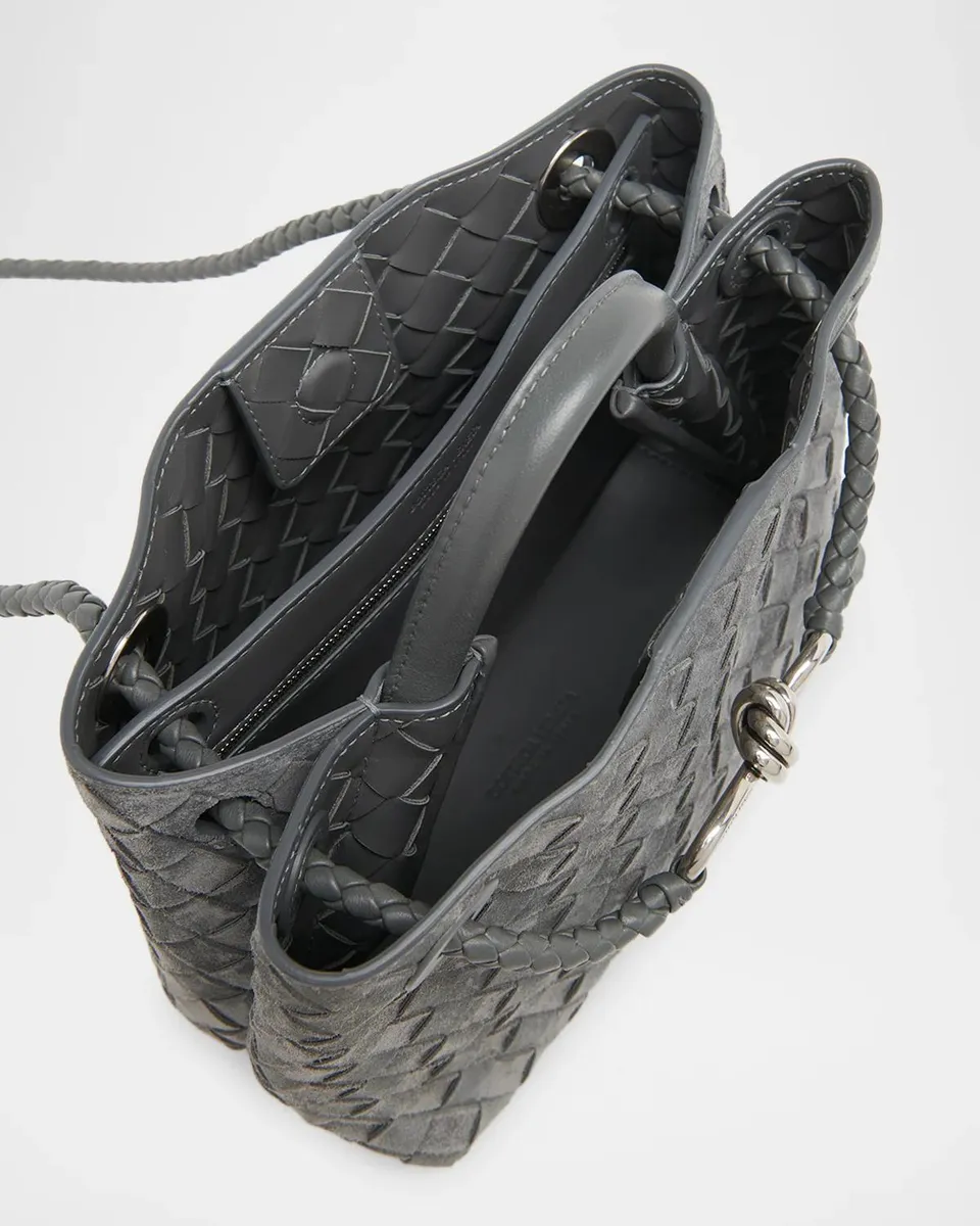 Bottega Veneta Andiamo Suede Top-Handle Bag | Thumbnail 3