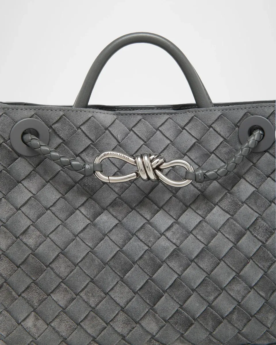 Bottega Veneta Andiamo Suede Top-Handle Bag | Thumbnail 4