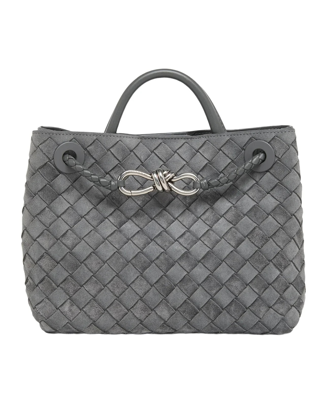 Bottega Veneta Andiamo Suede Top-Handle Bag