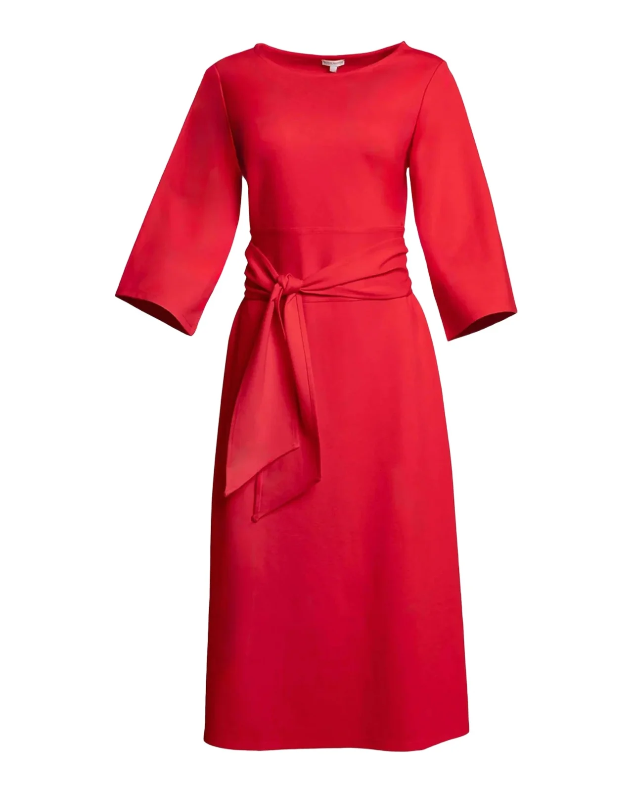 Frances Valentine Whitney Tie-Front Midi Dress
