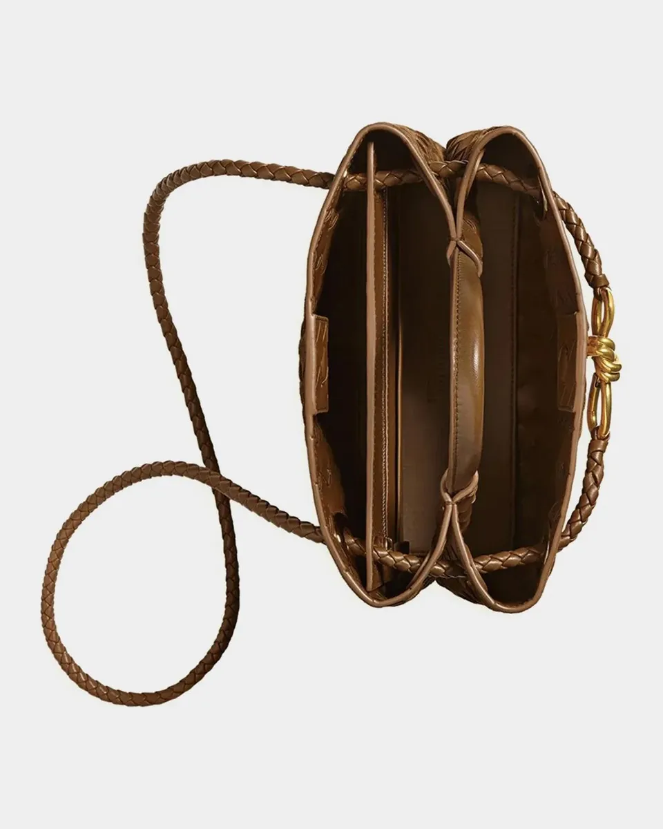 Bottega Veneta Andiamo Medium Top-Handle Bag in Suede | Thumbnail 3 Bottega Veneta Andiamo Medium Top-Handle Bag in Suede | Thumbnail 3