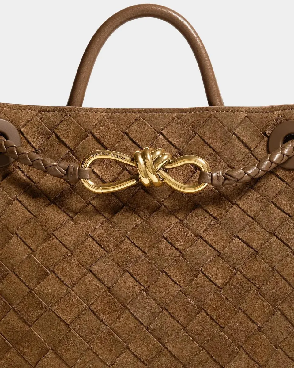 Bottega Veneta Andiamo Medium Top-Handle Bag in Suede | Thumbnail 4 Bottega Veneta Andiamo Medium Top-Handle Bag in Suede | Thumbnail 4